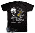 Killa Season Graphic T-Shirt | Jordan 14 Low Black Pack