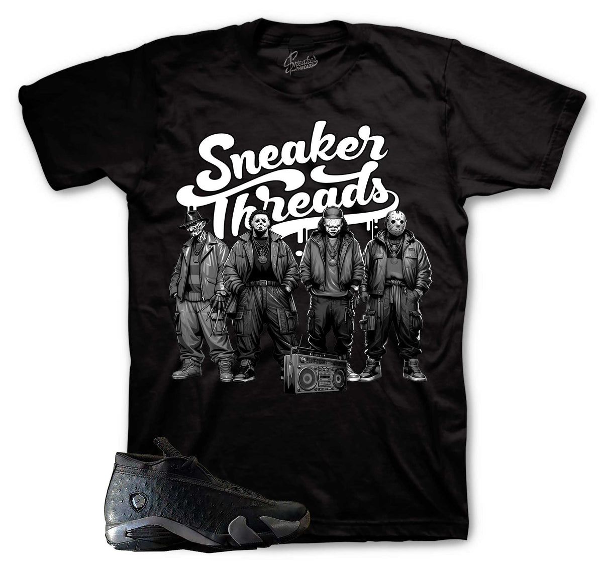 Killa Squad Graphic T-Shirt | Jordan 14 Low Black Pack
