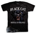 Hustle in Silence Graphic T-Shirt | Jordan 14 Low Black Pack