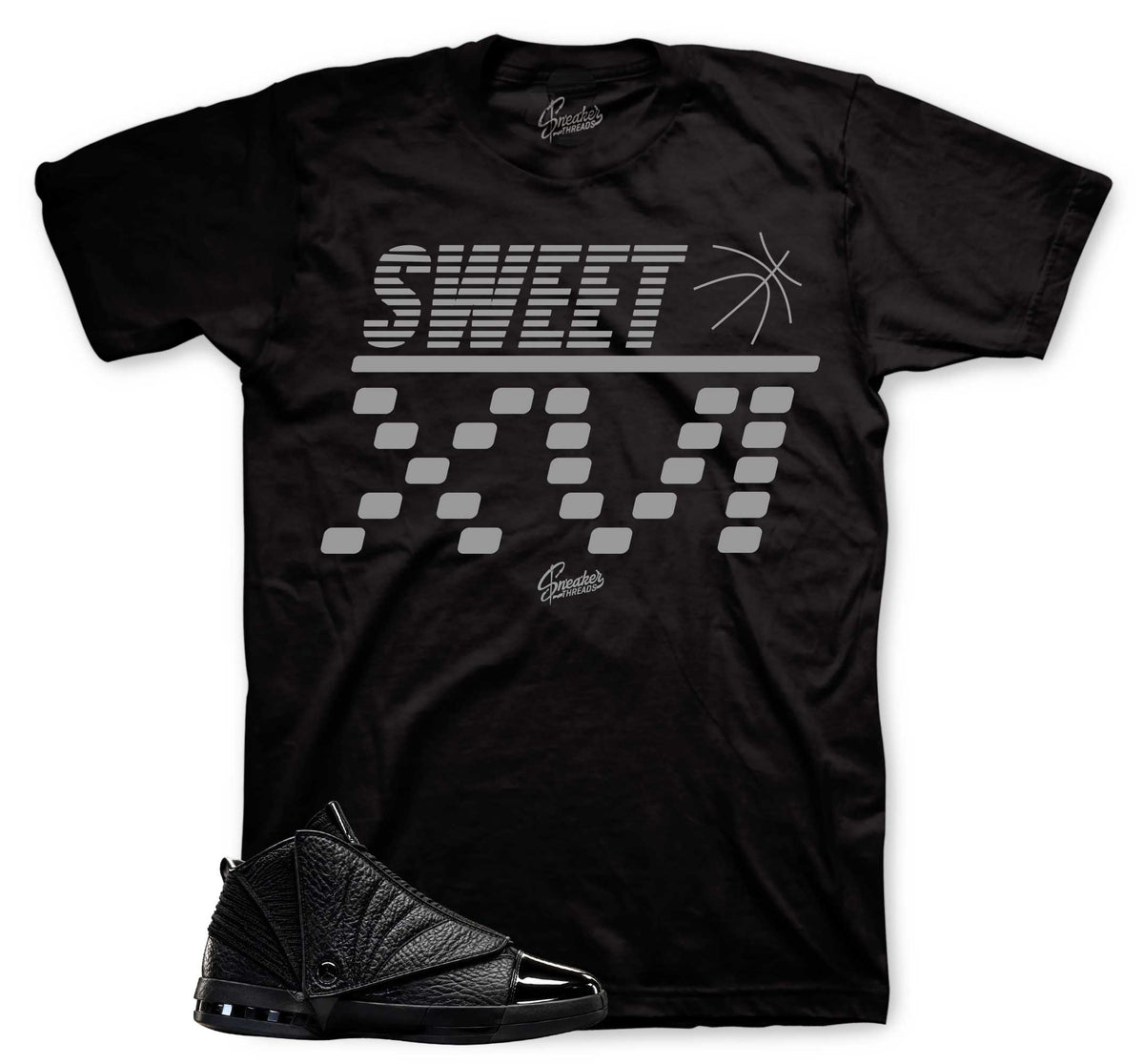 Sweet 16 Season Graphic T-Shirt | Jordan 16 Black Pack