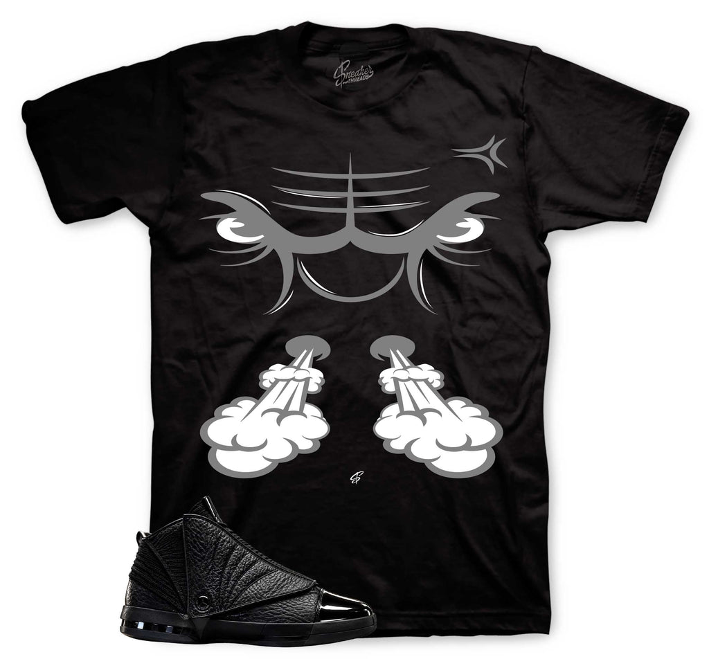 Raging Face Graphic T-Shirt | Jordan 16 Black Pack