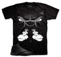 Raging Face Graphic T-Shirt | Jordan 16 Black Pack