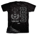 Flight Crest Season Graphic T-Shirt | Jordan 16 Black Pack