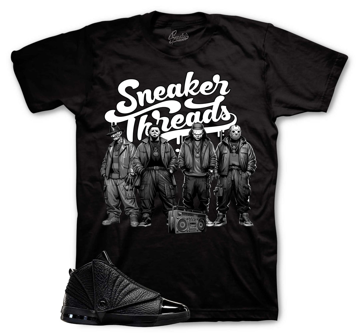 Killa Squad Season Graphic T-Shirt | Jordan 16 Black Pack