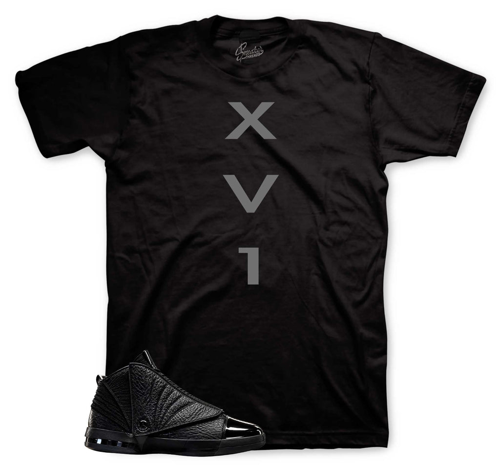 XV1 T-Shirt | Jordan 16 Black Pack