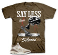 Retro 3 Laser Palomino Say Less Shirt