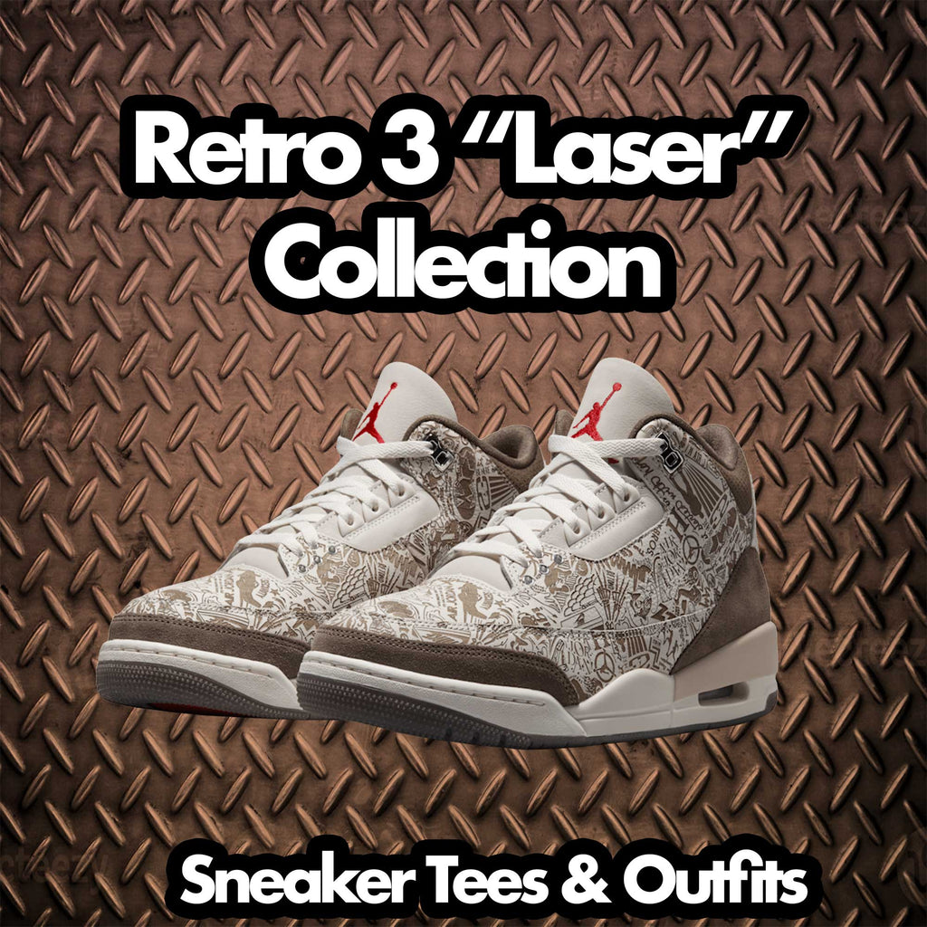 Retro 3 Laser Palomino Say Less Shirt