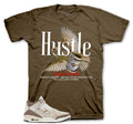 Retro 3 Laser Palomino Hustle Bird Shirt