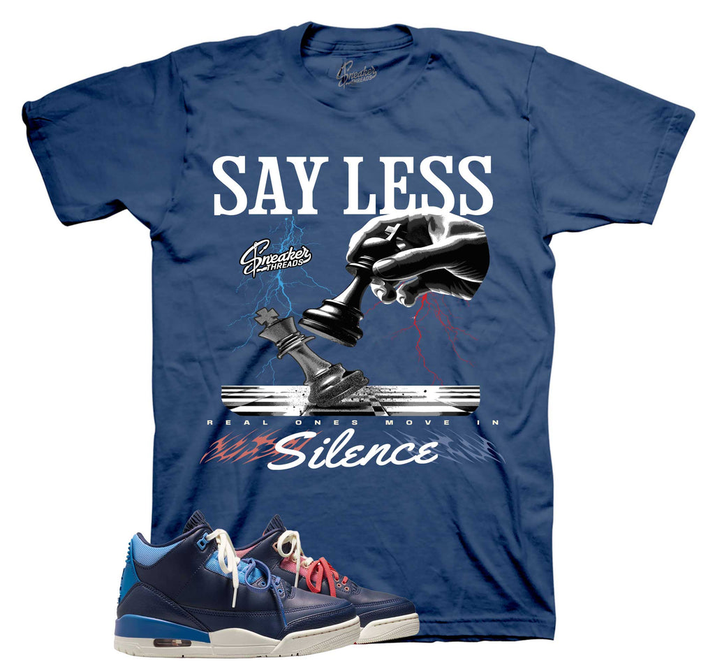 Retro 3 Sports Renaissance Say Less Shirt