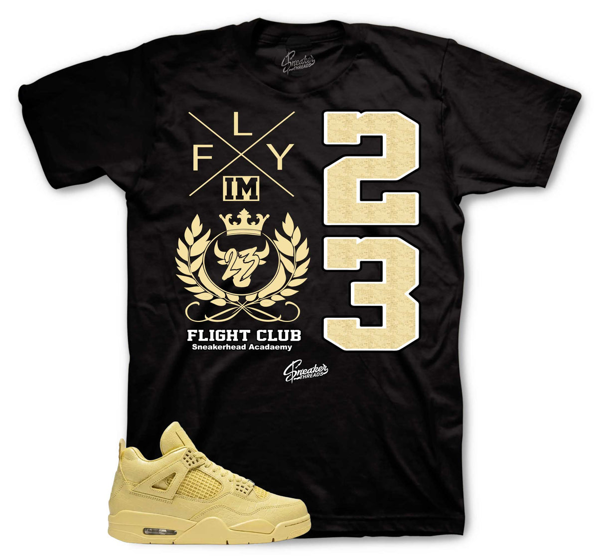 Flight Crest Graphic T-Shirt | Matches Jordan 1 Amazonas Lemonade