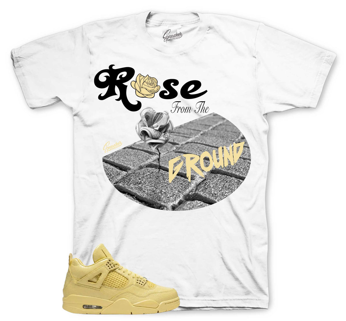 Ground Rose Graphic T-Shirt | Matches Jordan 1 Amazonas Lemonade
