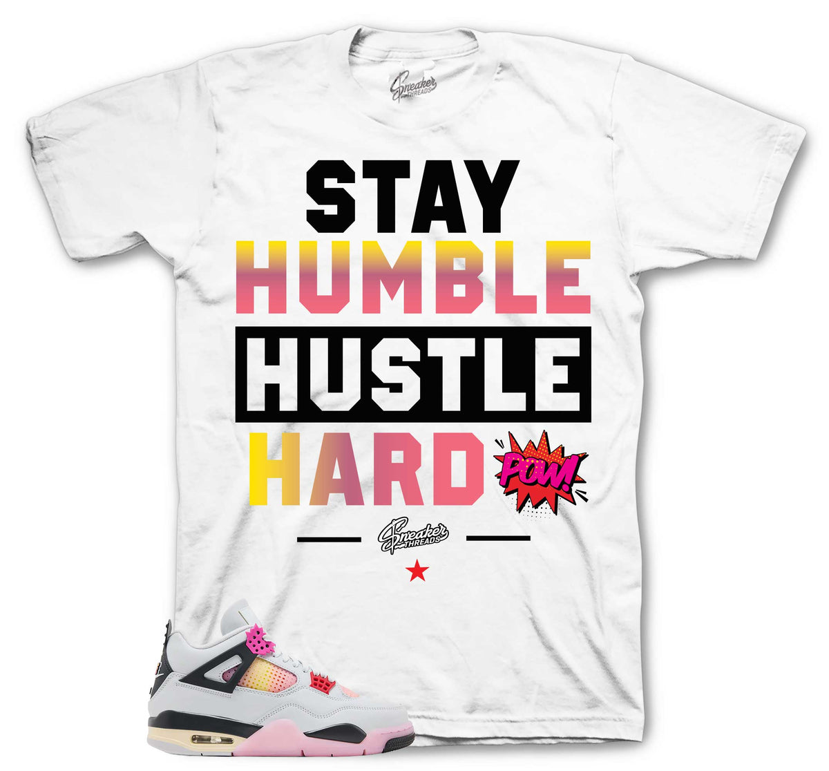 Retro 4 Comic Stay Humble Shirt