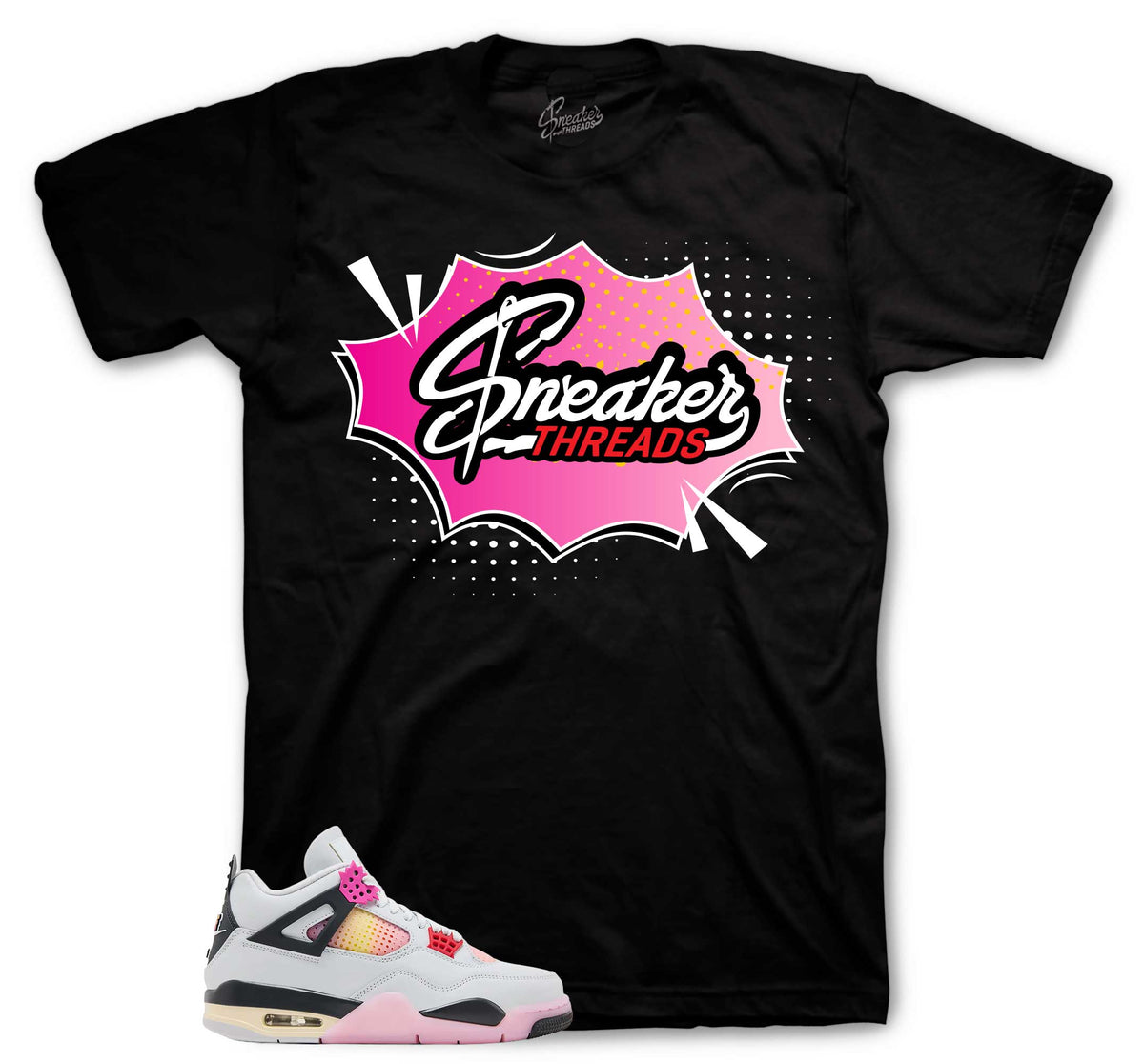 Retro 4 Comic Sneaker Threads Shirt