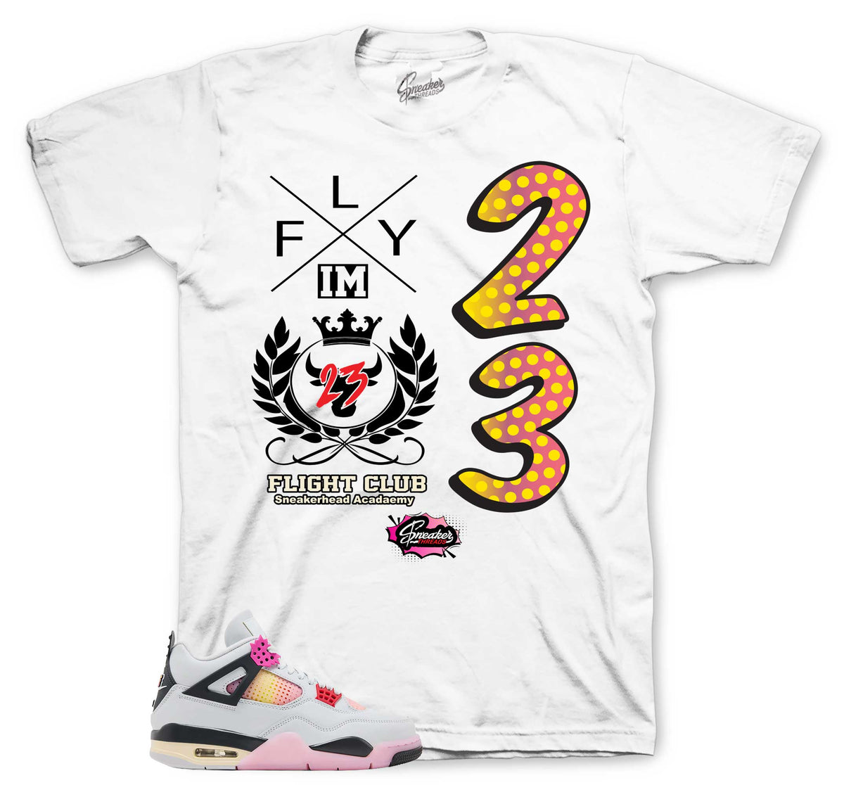 Retro 4 Comic Flight Crest Shirt