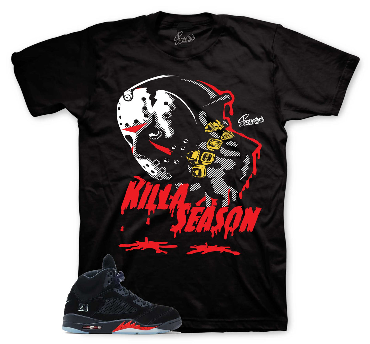 Killa Season Graphic T-Shirt | Jordan 5 Halloween