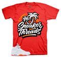 Palms Graphic T-Shirt | Jordan 5 Sunset