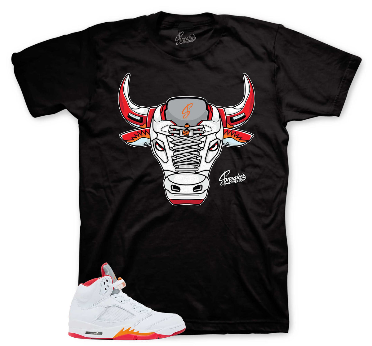 War Bully Graphic T-Shirt | Jordan 5 Sunset