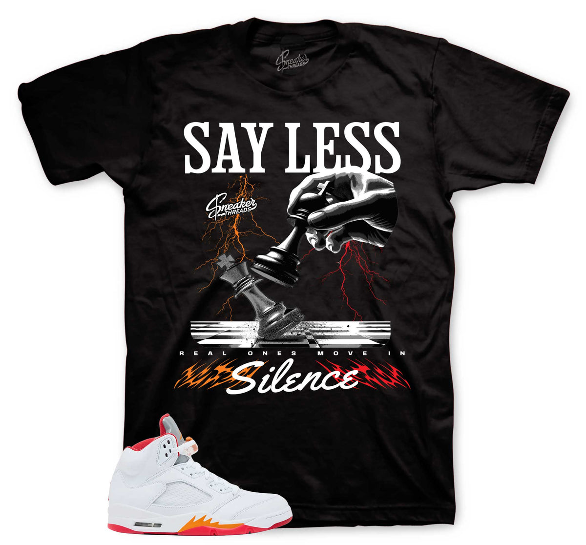 Say Less Graphic T-Shirt | Jordan 5 Sunset
