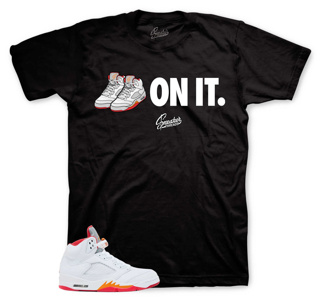 5 On it Graphic T-Shirt | Jordan 5 Sunset
