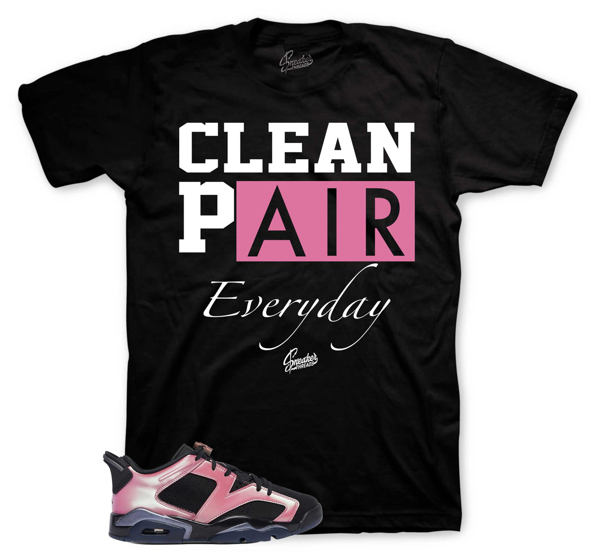 Retro 6 Low Desert Berry Clean Pair Shirt