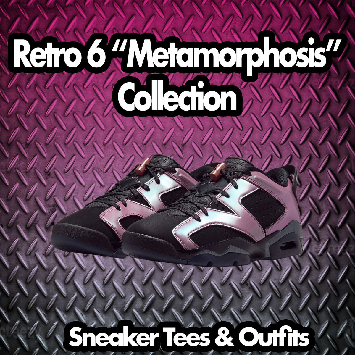 Retro 6 Low Desert Berry Clean Pair Shirt
