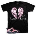 Retro 6 Low Desert Berry Fake Love Shirt
