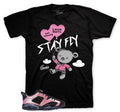 Retro 6 Low Desert Berry Money Over Love Shirt