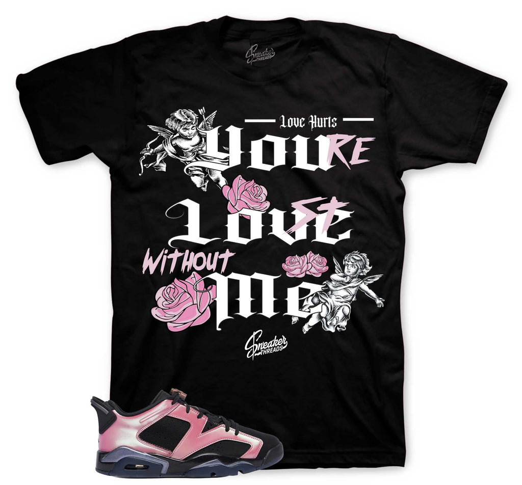 Retro 6 Low Desert Berry Lost Shirt