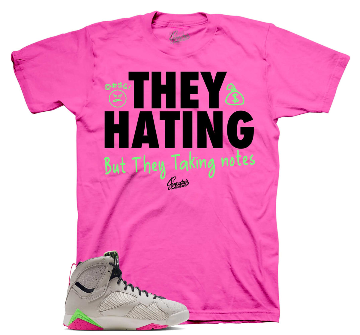 Retro 7 Tennis Day They Hating Shirt