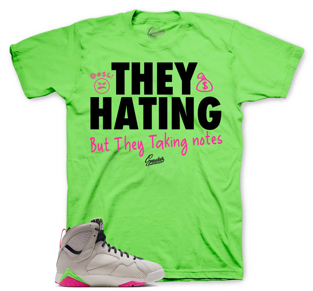 Retro 7 Tennis Day They Hating Shirt