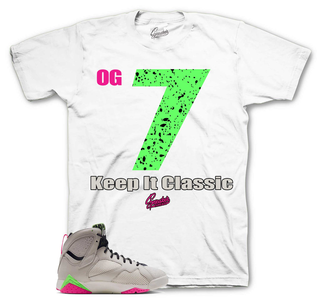 Retro 7 Tennis Day Keep It Classic Shirt