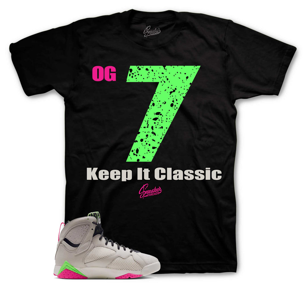 Retro 7 Tennis Day Keep It Classic Shirt