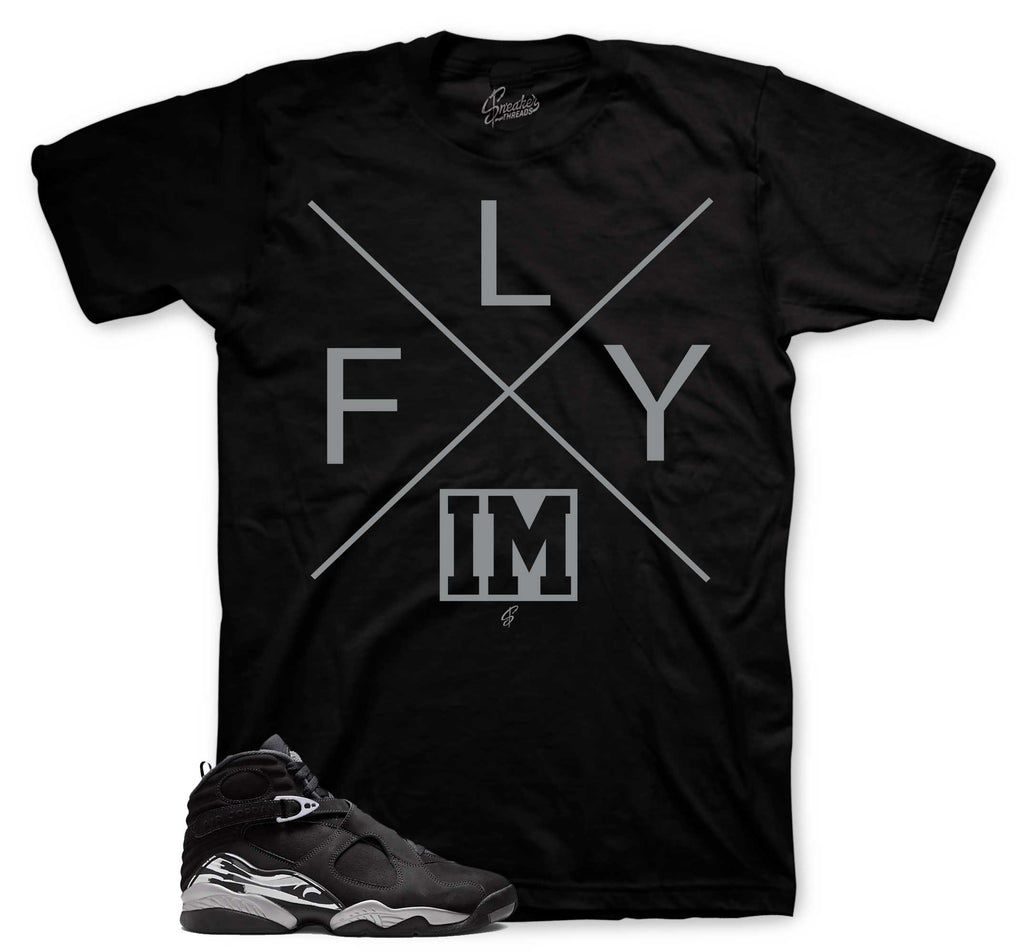 Retro 8 Chrome I'm Fly Shirt