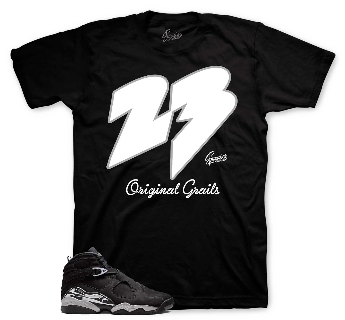 Retro 8 Chrome Grails Shirt