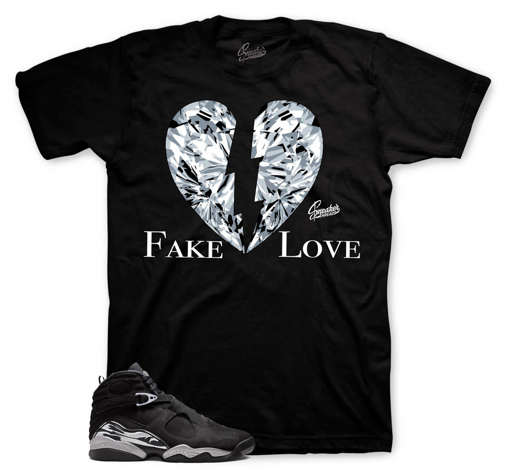 Retro 8 Chrome Fake Love Shirt