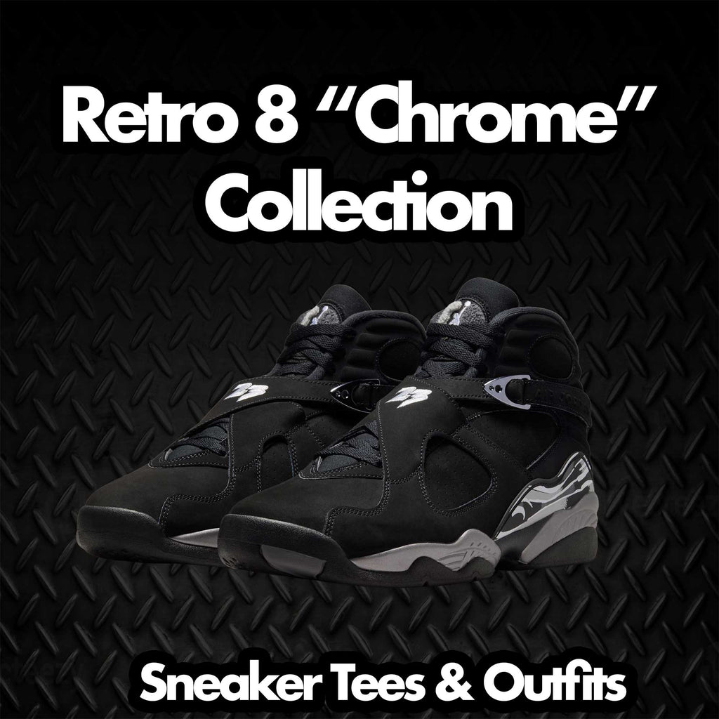 Retro 8 Chrome Clean Pair Shirt