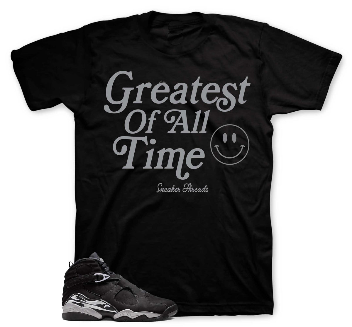 Retro 8 Chrome Goat Shirt
