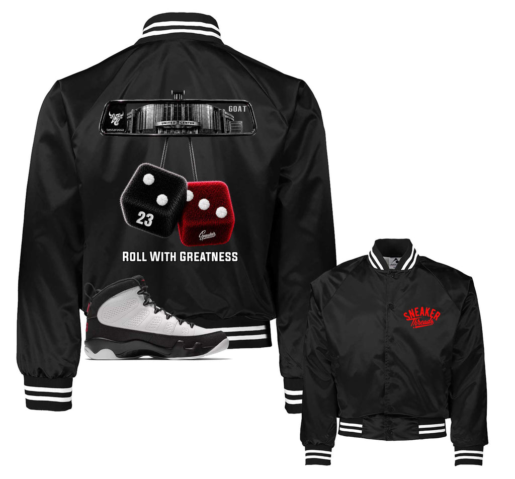 Retro 9 OG Rear View Satin Jacket product image 1