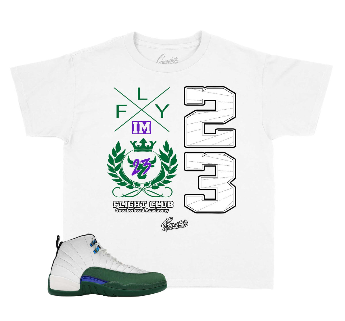 Kids -  Bucks 12 Flight Crest Shirt