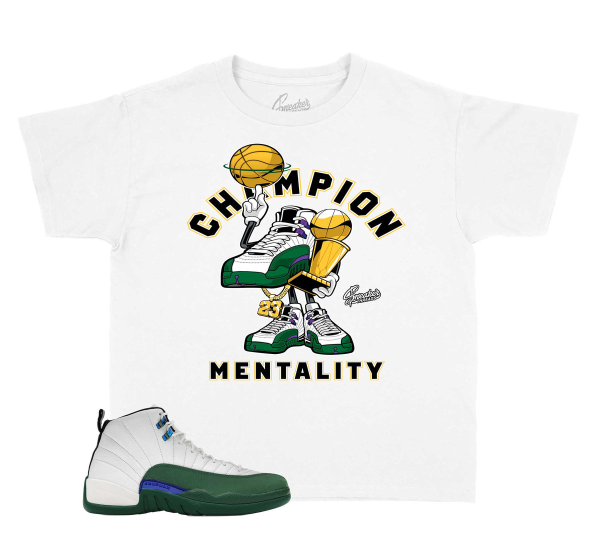 Kids -  Bucks 12 Champ Mentality Shirt