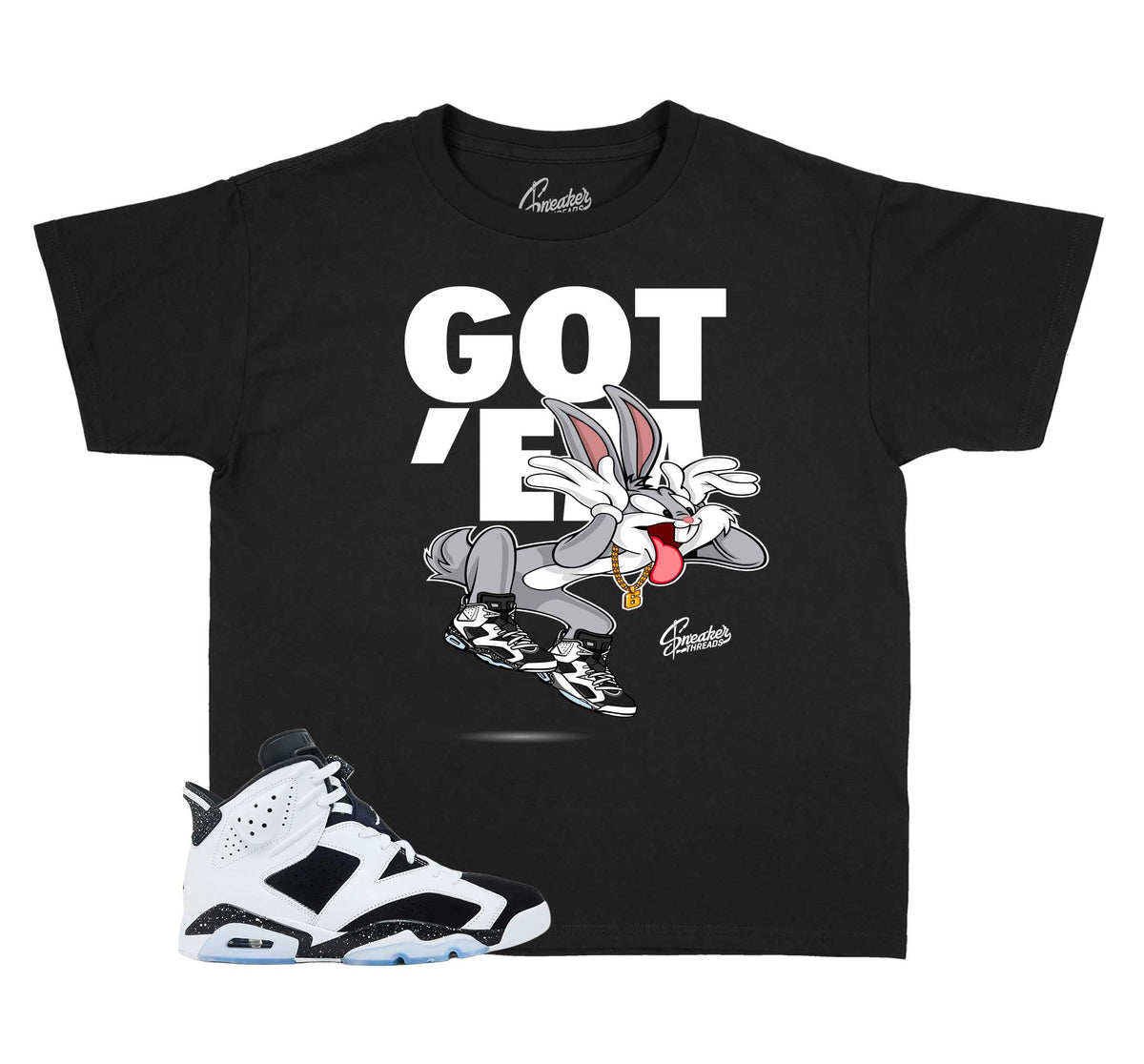 Kids - White Black 6 Copped Em Shirt