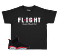 Kids - Infrared 6 Air Flight  Shirt