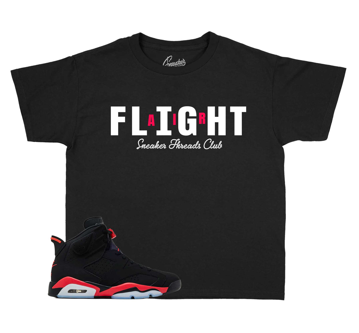 Kids - Infrared 6 Air Flight  Shirt