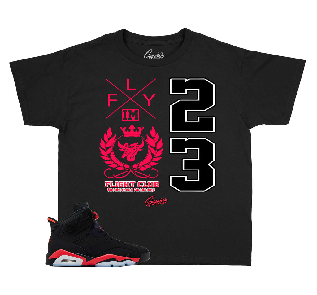 Kids - Infrared 6 Flight Crest Shirt