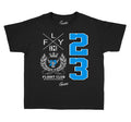 Kids - University Blue 11 Flight Crest Shirt