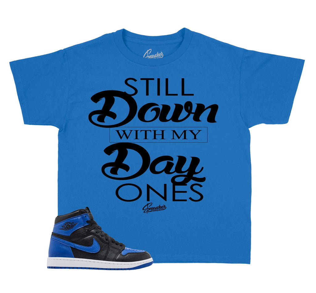 Kids - Royal 1 Day Ones Shirt