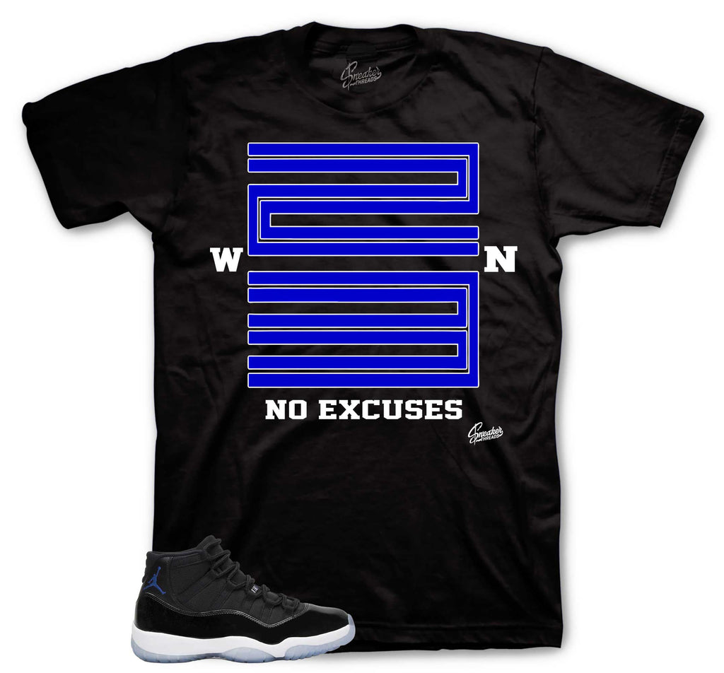 Win 23 Graphic T-Shirt | Jordan 11 Varsity Royal Space Jams