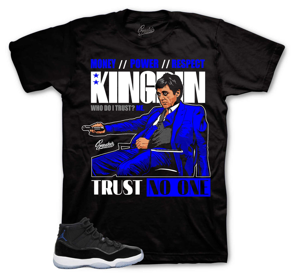 Trust issues Graphic T-Shirt | Jordan 11 Varsity Royal Space Jams