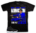Trust issues Graphic T-Shirt | Jordan 11 Varsity Royal Space Jams