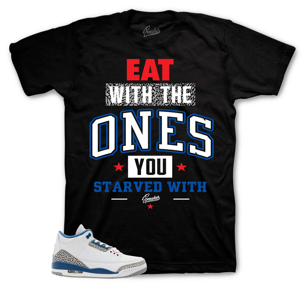 Retro 3 True Blue Eat Shirt